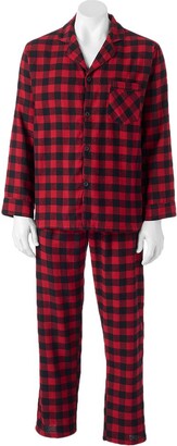 Hanes Men's Ultimate® Plaid Flannel Pajama Set
