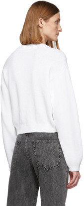 Off-White White Logo Knit Sweater