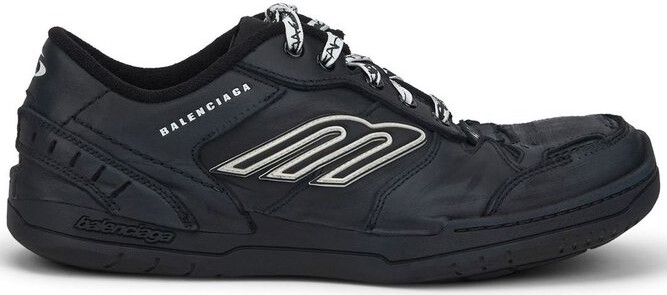 Balenciaga Hamptons Reflective Low-Top Sneakers