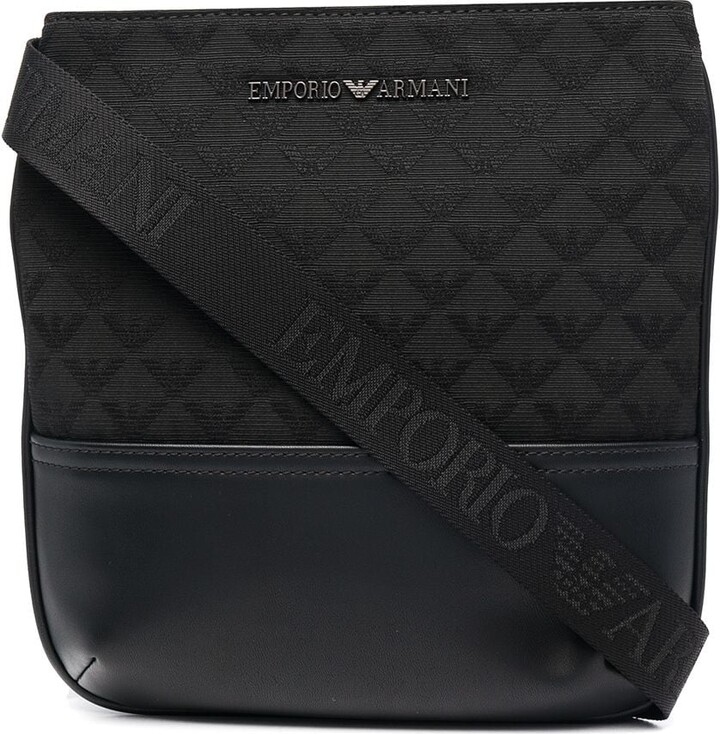 Emporio Armani Jacquard Crossbody Bag - ShopStyle