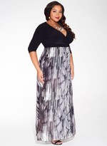 Thumbnail for your product : IGIGI Aisha Plus Size Maxi Dress in Pewter Ribbon