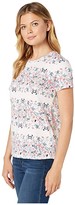 Thumbnail for your product : Lucky Brand Botanical Print Tee (White Multi) Women's Clothing