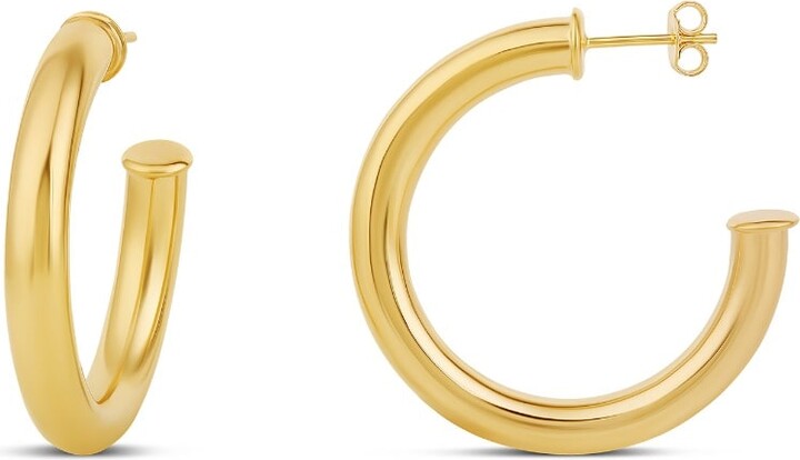 SHYMI Gold Tube Hoops - Small