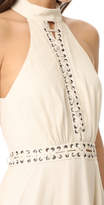 Thumbnail for your product : Haute Hippie High Neck Mini Dress with Lacing