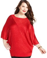 Thumbnail for your product : Alfani Plus Size Sequin Sweater