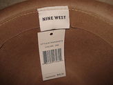 Thumbnail for your product : Nine West Womens Hat Brown Safari Bush Felt 100% Wool Bow Winter NWT