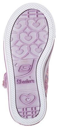 Skechers Toddler Girl's 'Twinkle Toes - Chit Chat' Light-Up High Top Sneaker