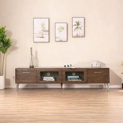 Creature B Comforts Retro design solid wood TV cabinet