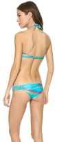 Thumbnail for your product : Luli Fama Mermaid Glitter Scoop Halter Bikini Top