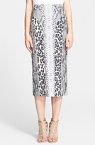 Thumbnail for your product : Tracy Reese Mix Print Ponte Knit Midi Skirt