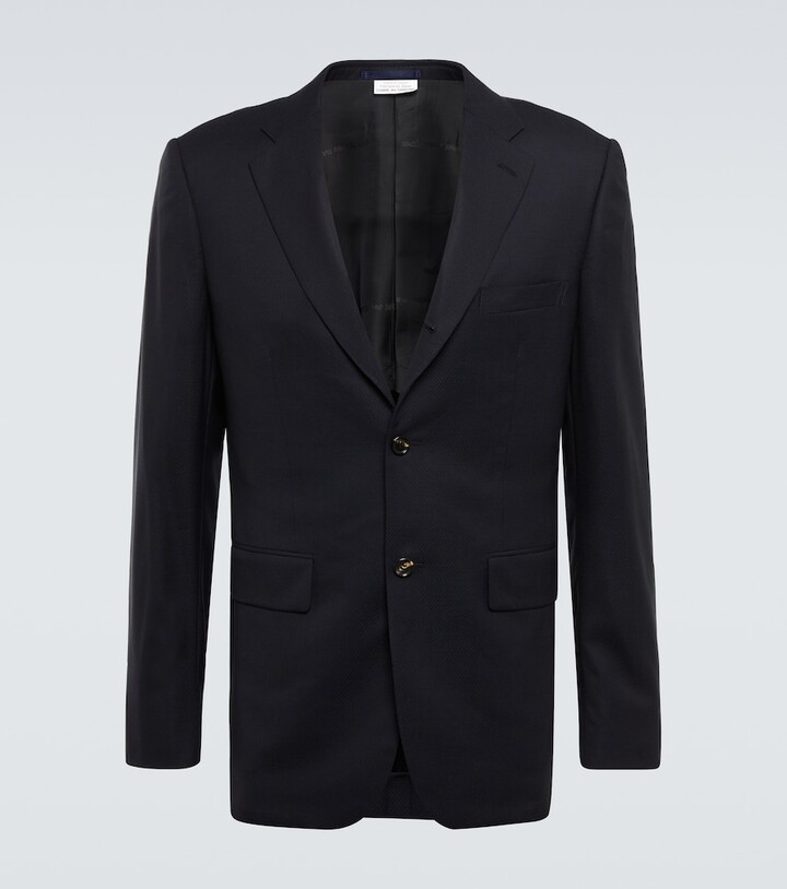 Comme des Garçons Homme Deux Single-breasted wool blazer