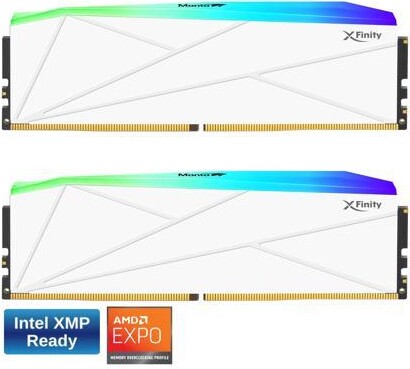 V-COLOR Manta XFinity RGB DDR5 48GB (24GBx2) 7200MHz XMP 3.0 & AMD EXPO CL34 1.4V RGB Gaming Desktop Upgrade RAM U-DIMM Memory Module SK Hynix IC -...