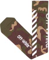 Thumbnail for your product : Off-White Diagonals Camouflage Cotton Socks