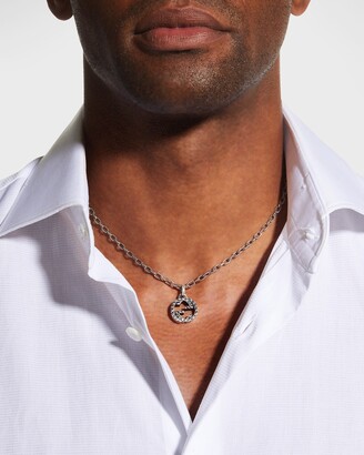 Gucci Textured Interlocking G Pendant Necklace - ShopStyle