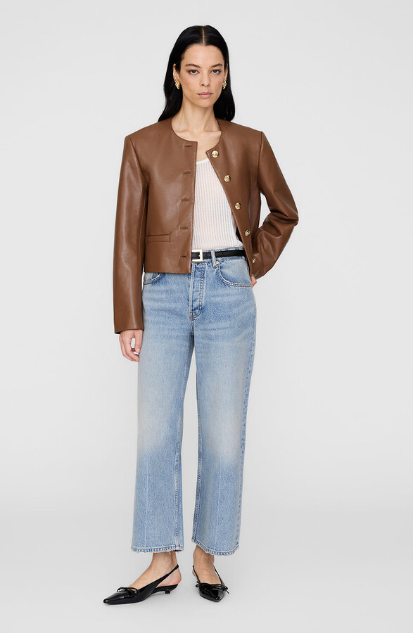 Anine Bing Benjamin leather biker jacket ShopStyle