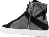Thumbnail for your product : Zadig & Voltaire Flash-Detail Glitter Trainers