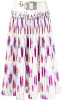 Thumbnail for your product : Chopova Lowena Belted-Waist Pleated Skirt