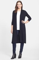 Thumbnail for your product : Eileen Fisher Lightweight Jersey Long Cardigan
