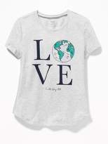 Thumbnail for your product : Old Navy "Earth Day 2018" Graphic Tee for Girls