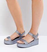 Thumbnail for your product : ASOS Toucan Wide Fit Wedge Sandals