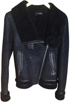 THE KOOPLES Black Leather Coat