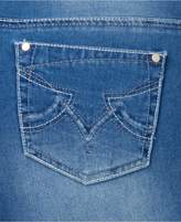 Thumbnail for your product : Hydraulic Plus Size Embroidered Cropped Jeans