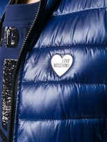 Thumbnail for your product : Love Moschino Heart Logo puffer jacket