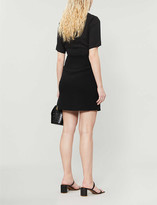 Thumbnail for your product : Claudie Pierlot Wrap-over crepe mini dress