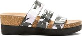 Thumbnail for your product : Kenzo Purple Printed-Strap Flat Sandals