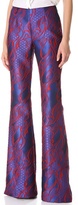 Thumbnail for your product : Wes Gordon Filigree Brocade Flare Pants