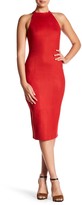 Thumbnail for your product : Gracia Faux Suede Midi Dress