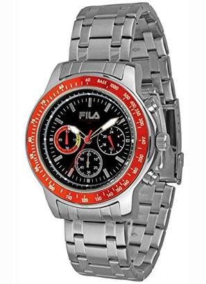 Fila Women's Quartz Watch with Black Dial Analogue Display Quartz Stainless Steel FA0783 24