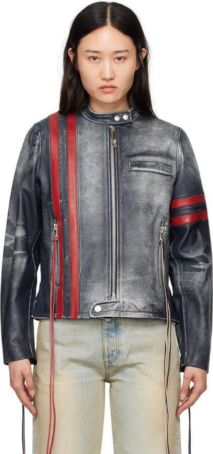 Eytys Dixon Zorn Leather Jacket - Woman Jackets Grey It 34
