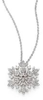 Thumbnail for your product : Adriana Orsini Pavé Sterling Silver Snowflake Pendant Necklace