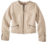 Thumbnail for your product : Xhilaration Junior's Quilted Faux Leather Jacket -Assorted Colors