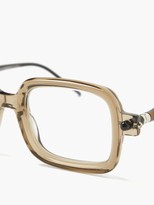 Thumbnail for your product : Kuboraum Square Acetate Glasses - Beige