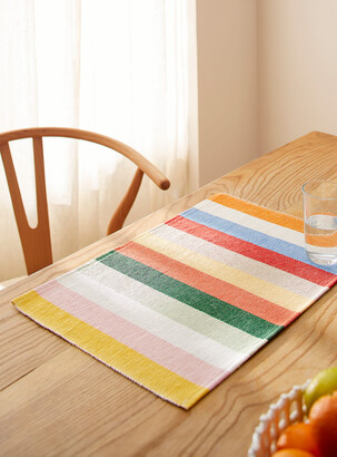 Simons Maison Vacation stripes recycled cotton placemat