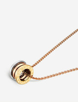 Thumbnail for your product : Bvlgari B.zero1 18kt pink, white and yellow-gold necklace