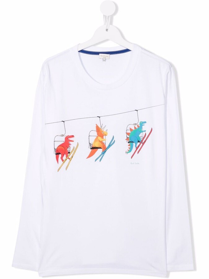 Paul Smith Junior White Boys' Tees | Shop the world's largest 