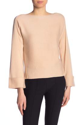 Vince Twisted Seam Wool & Cashmere Blend Pullover