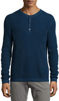 Thumbnail for your product : Neiman Marcus BLU WAFFLE KNIT HENLEY