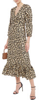 Thumbnail for your product : Shrimps Rosemary Ruffle-trimmed Floral-print Silk-twill Midi Dress