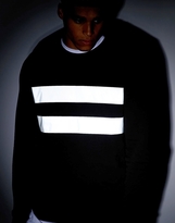 Thumbnail for your product : ASOS Sweatshirt With Reflective Stripes