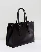 Thumbnail for your product : Pieces Buckle Tote Bag