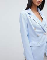 Thumbnail for your product : Missguided Tall Tailored Gold Button Blazer