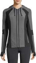 Thumbnail for your product : Blanc Noir Just In Case Zip-Front Hooded Performance Jacket
