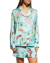 Thumbnail for your product : Karen Mabon Flamingos Printed Pajama Set