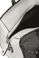 Thumbnail for your product : Alexander McQueen Padlock mini studded leather shoulder bag