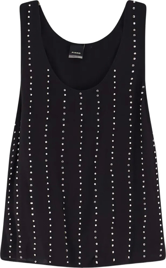 Pinko Embellished Tank Top