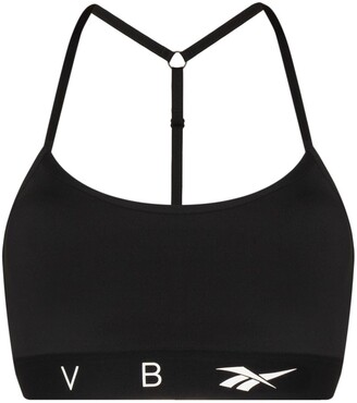 Reebok x Victoria Beckham logo band T-back sports bra